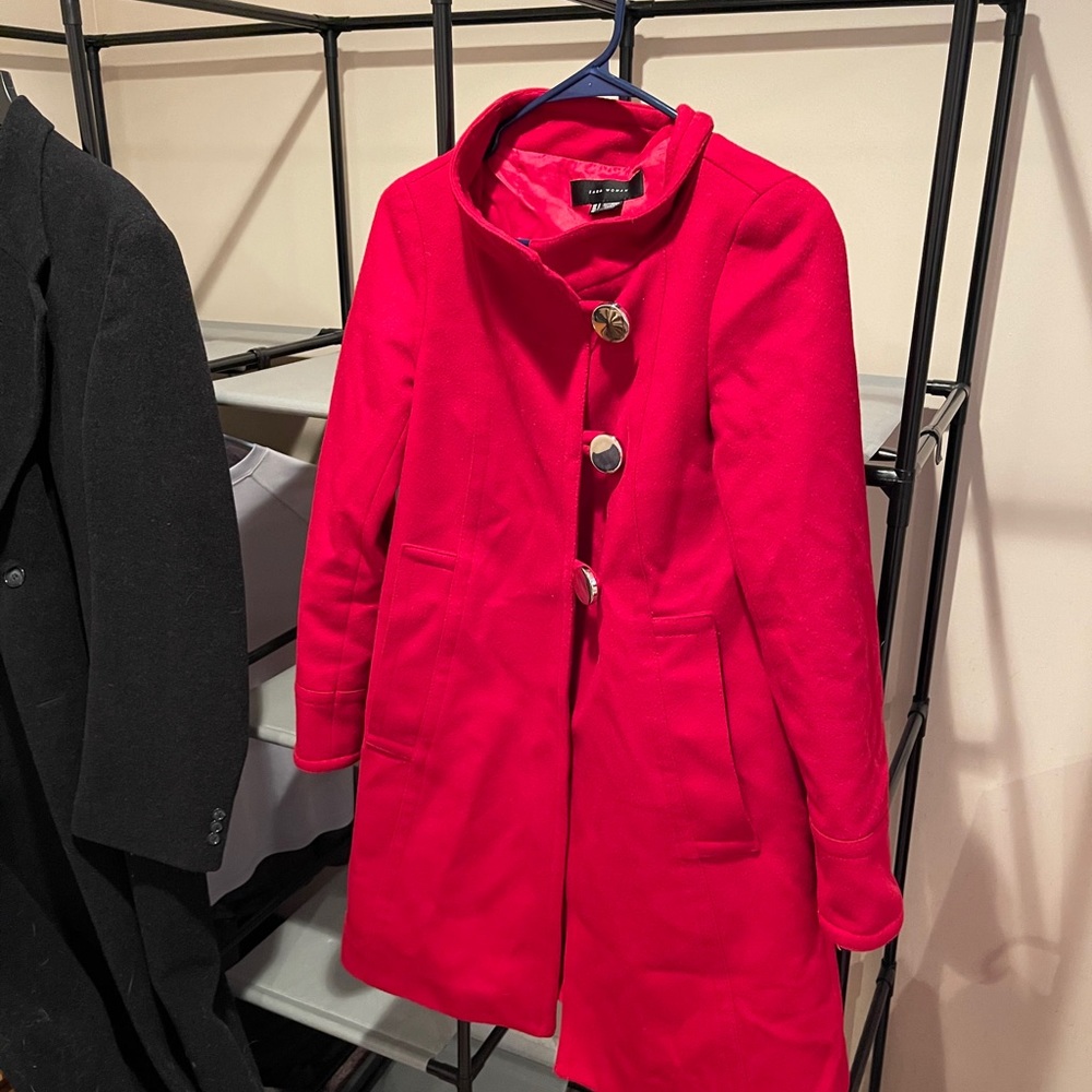Zara red jacket
